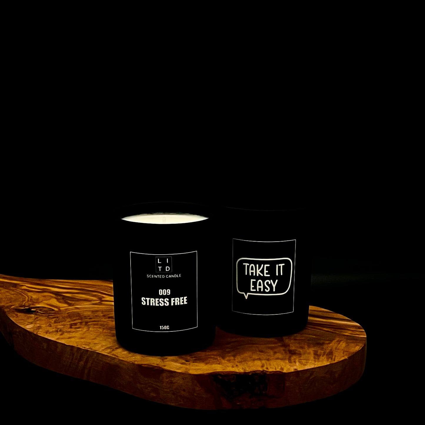 SOY WAX SCENTED CANDLE - 009 STRESS FREE