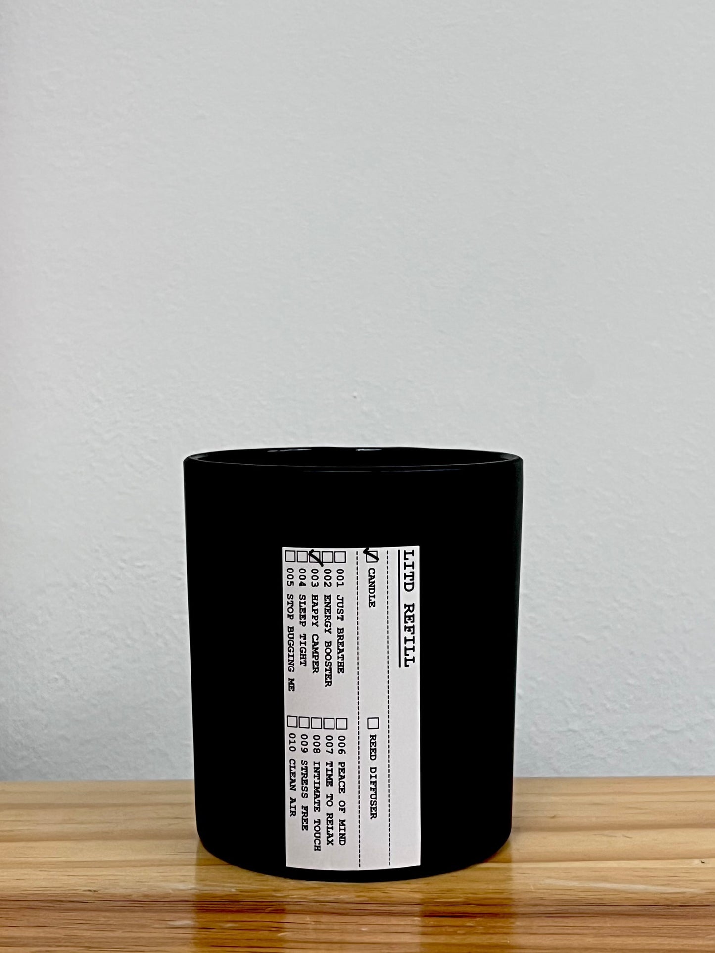SOY WAX SCENTED CANDLE - 003 HAPPY CAMPER